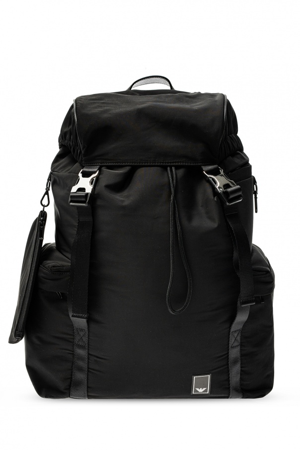 Black Backpack with several pockets Emporio Armani - Vitkac France